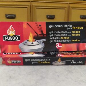 Gel combustible per fondue OK FUEGO (3x80g)